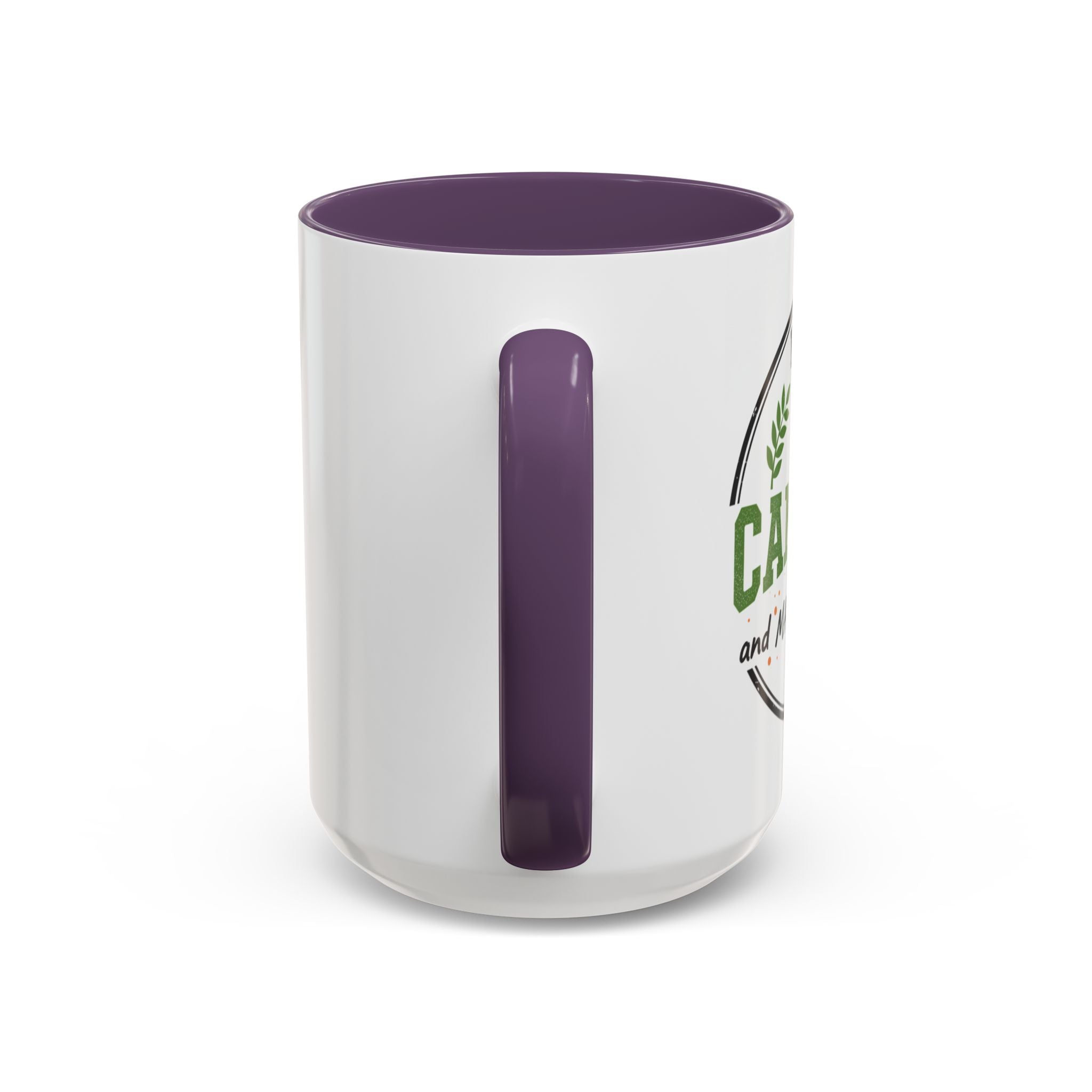 Funny Camping Accent Coffee Mug — I like CAMPING and MAYBE 3 people.