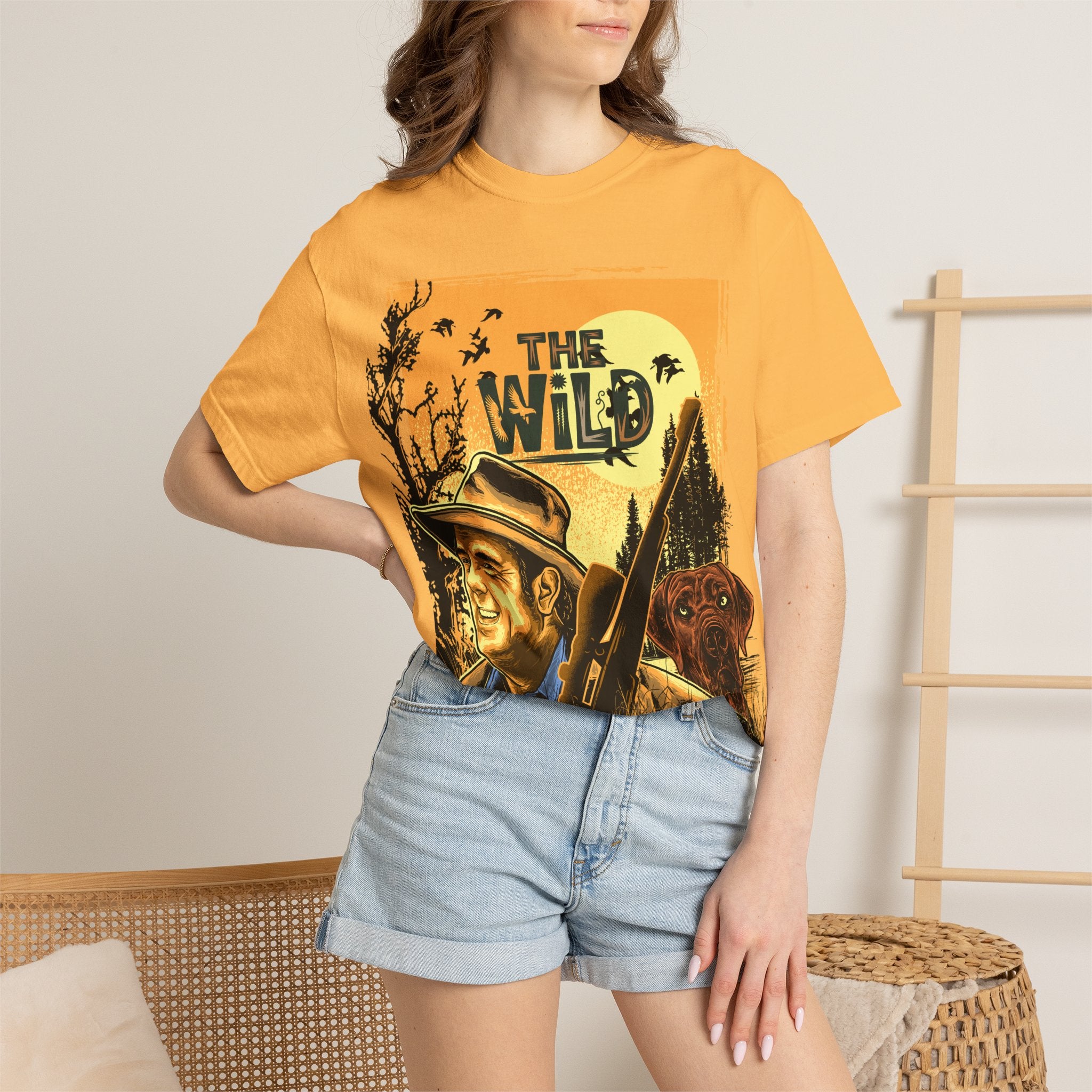 The Wild Vintage Hunting T-Shirt — Outdoorsman Retro Graphic Tee