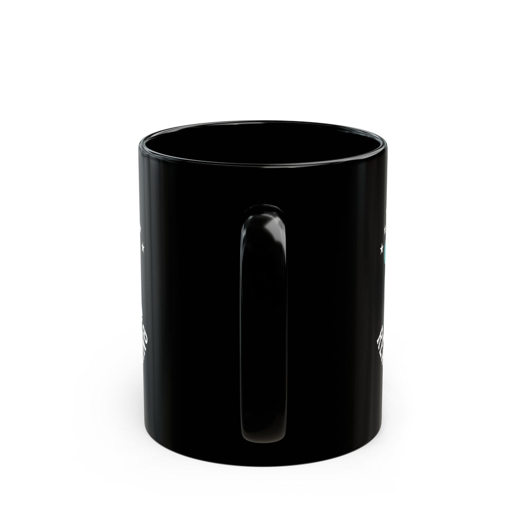Dynamic Campfire Black Mug
