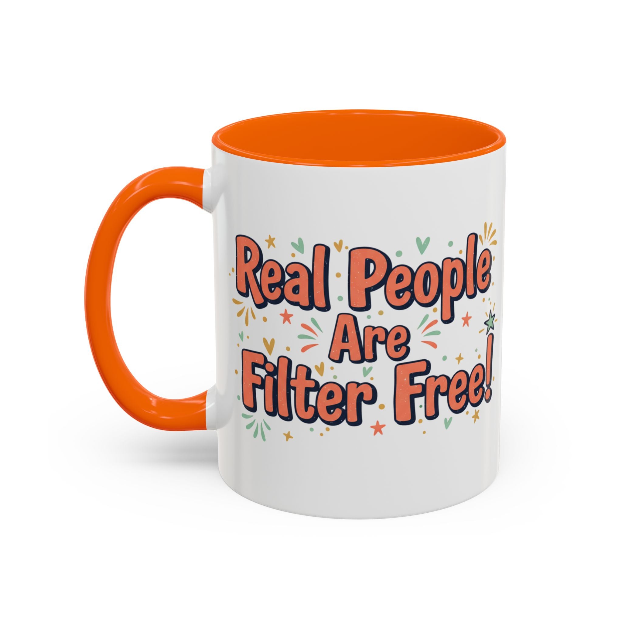 Funny People-Phobic Accent Coffee Mug — "People Make Me Tired" Retro Design (11/15 oz)