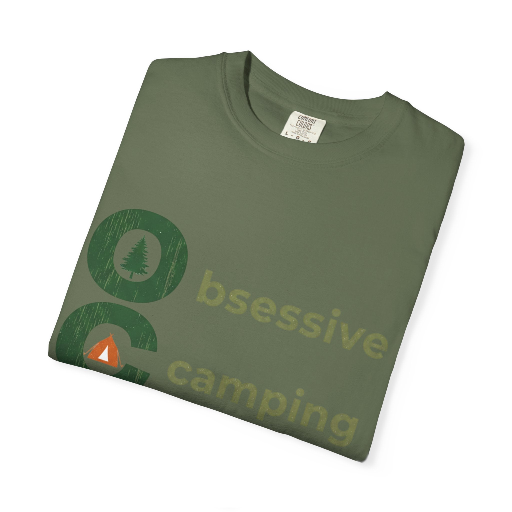 Camping T-Shirt — "Obsessive Camping Disorder" Graphic Tee (Outdoor Camper Gift)