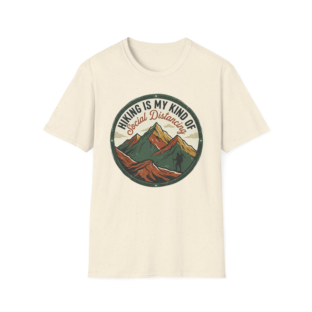 Hiking Is My Kind of Social Distancing T-Shirt — Vintage Mountain Outdoor Tee