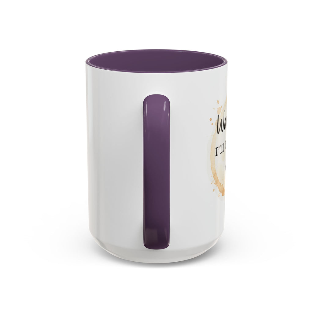 Religious Coffee Mug – “Want to Talk? I’ll Be Up All Night.-God” Accent Ceramic Mug