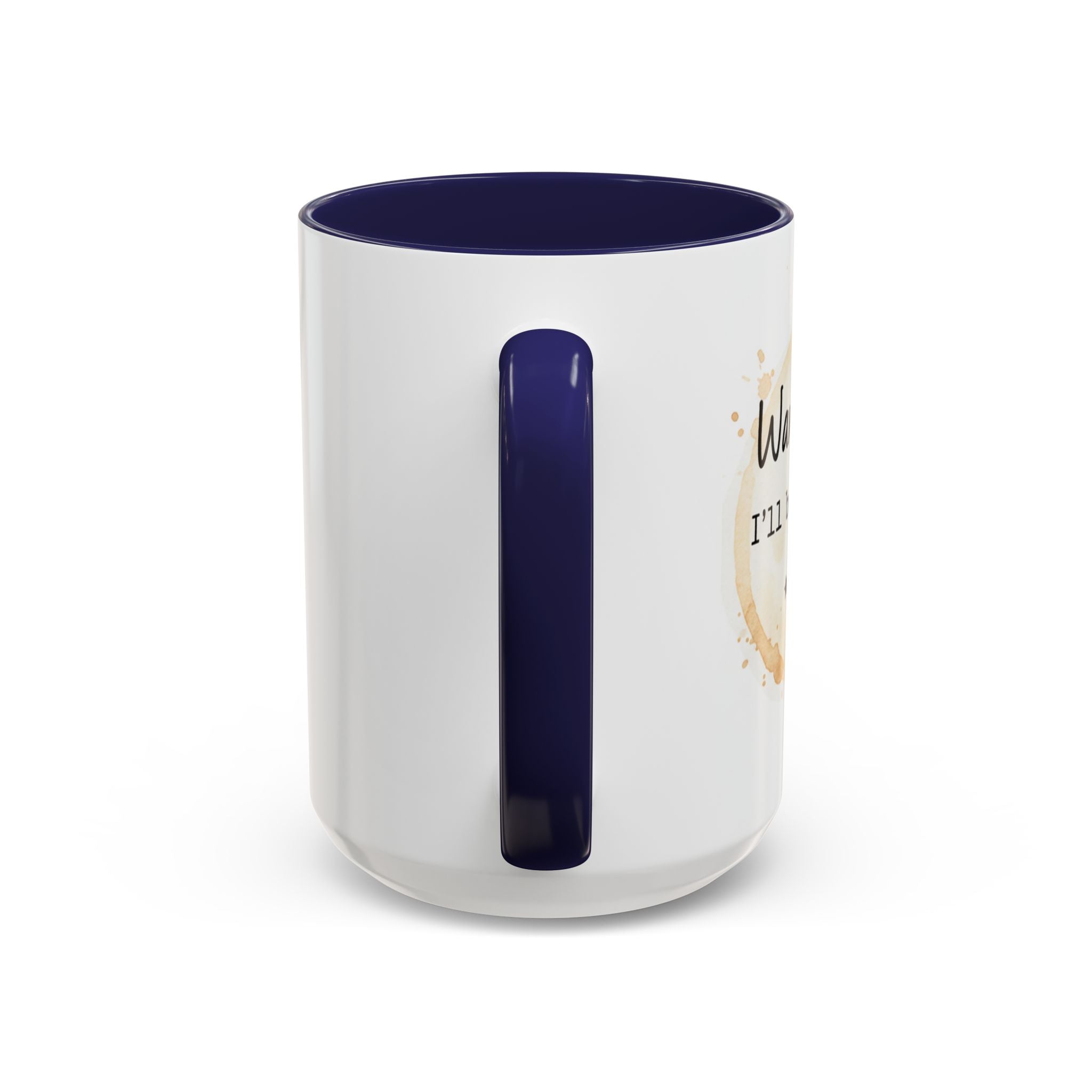 Religious Coffee Mug – “Want to Talk? I’ll Be Up All Night.-God” Accent Ceramic Mug