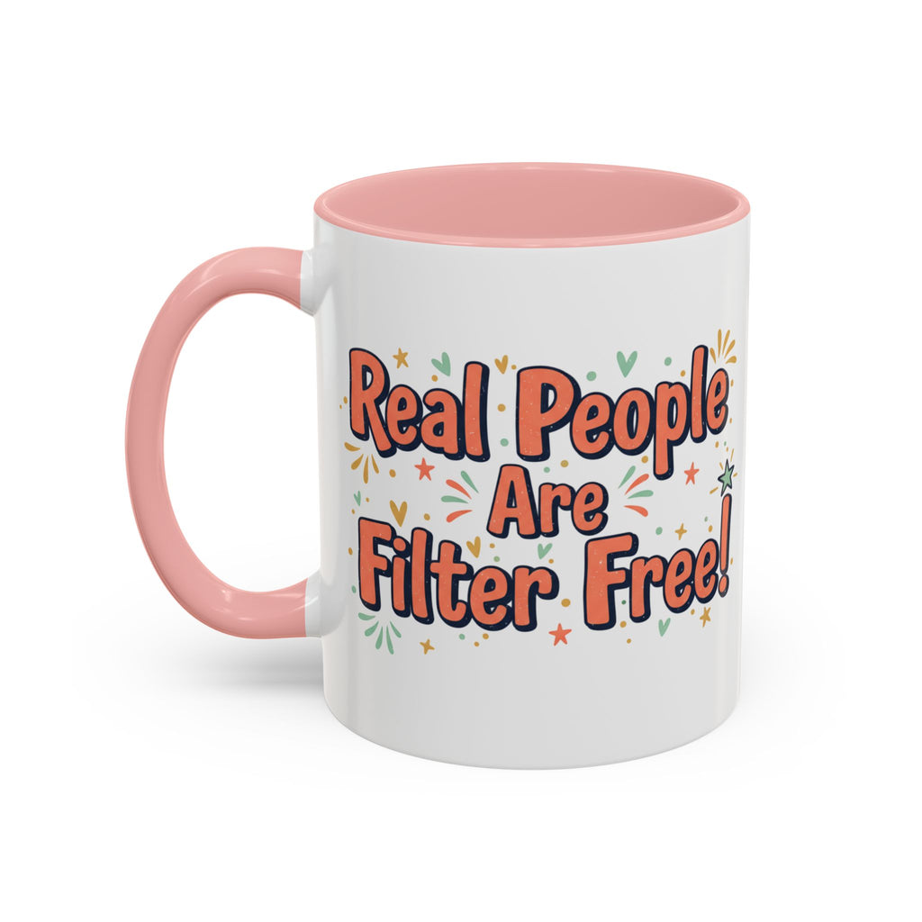 Funny People-Phobic Accent Coffee Mug — "People Make Me Tired" Retro Design (11/15 oz)