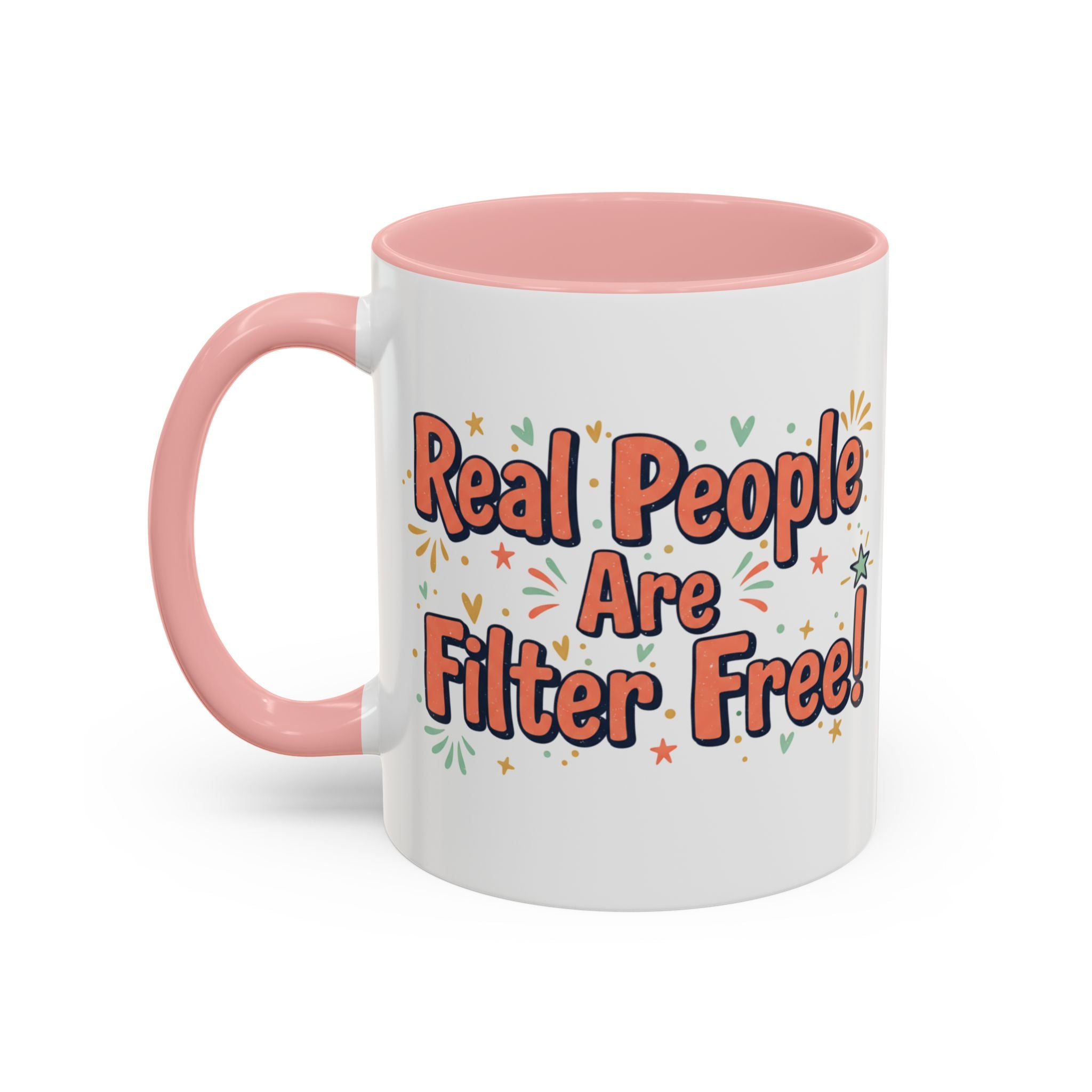 Funny People-Phobic Accent Coffee Mug — "People Make Me Tired" Retro Design (11/15 oz)
