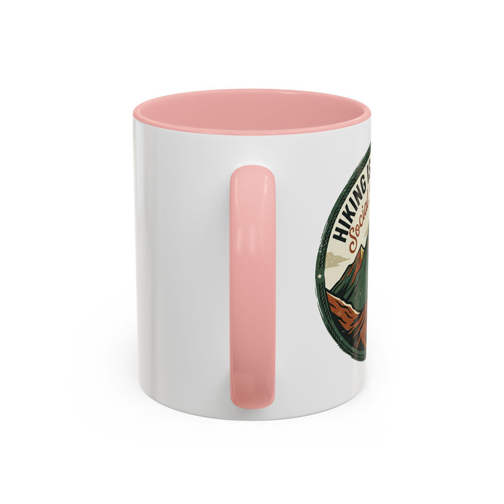Hiking is my kind of social distancing Mug (11, 15oz)