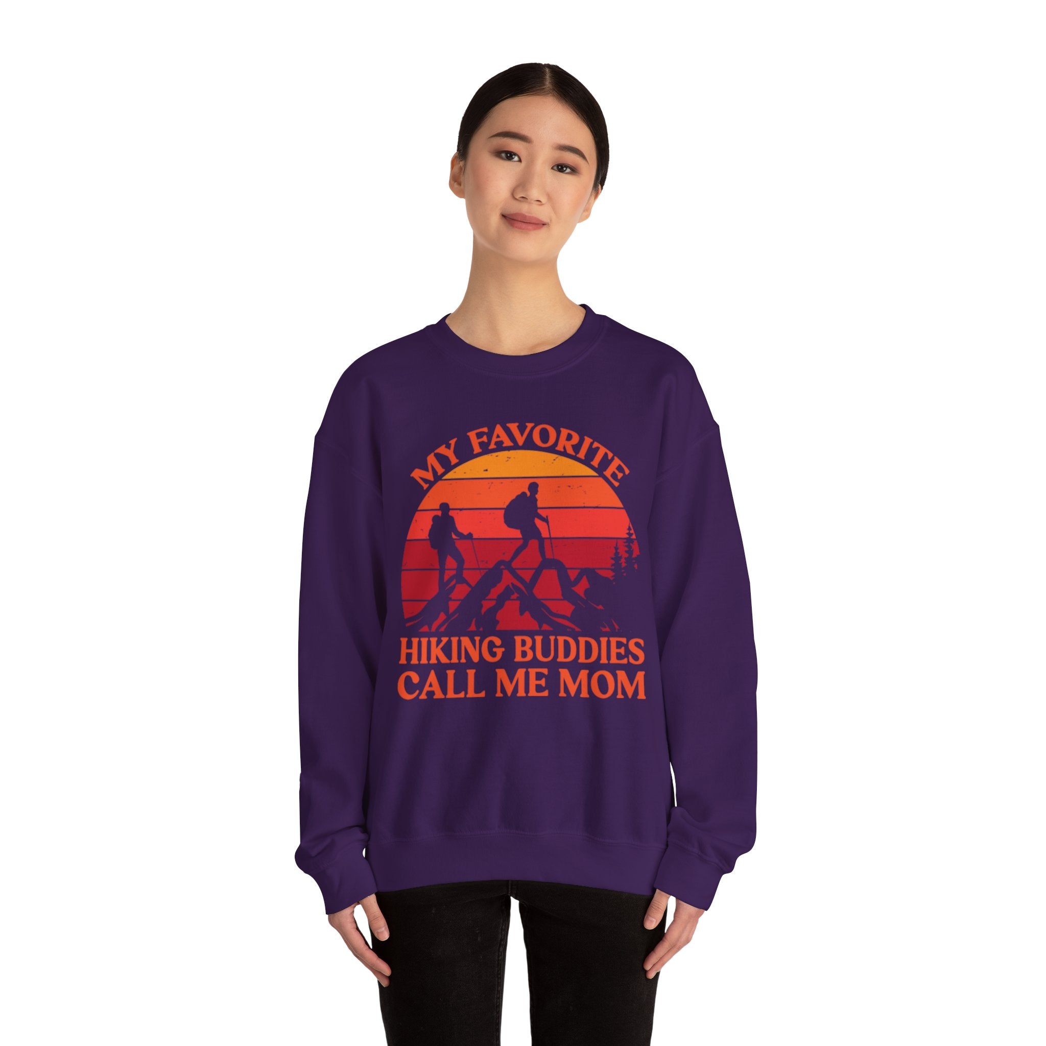 Playful Mountain Mom Graphic Crew