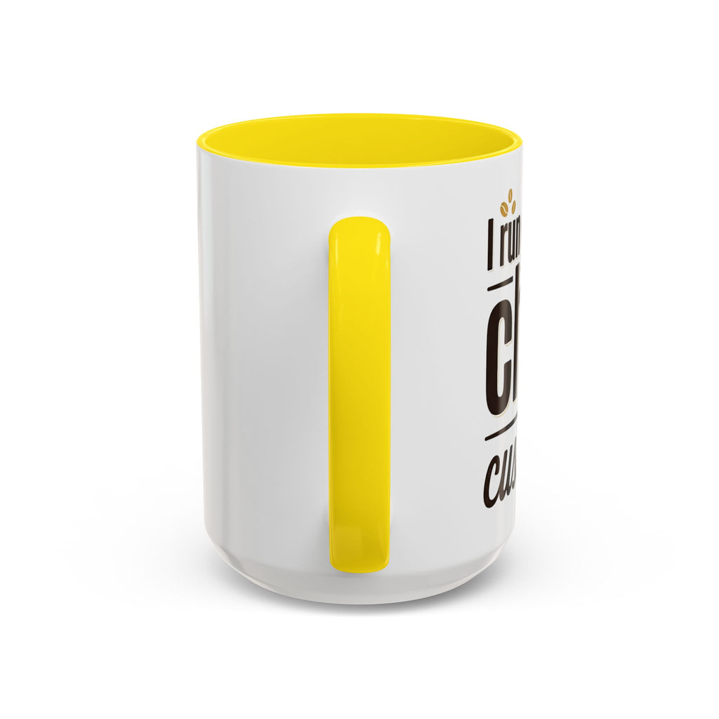 Coffee Mug - "Powered by Caffeine, Chaos & Cuss words" Accent 11/15oz