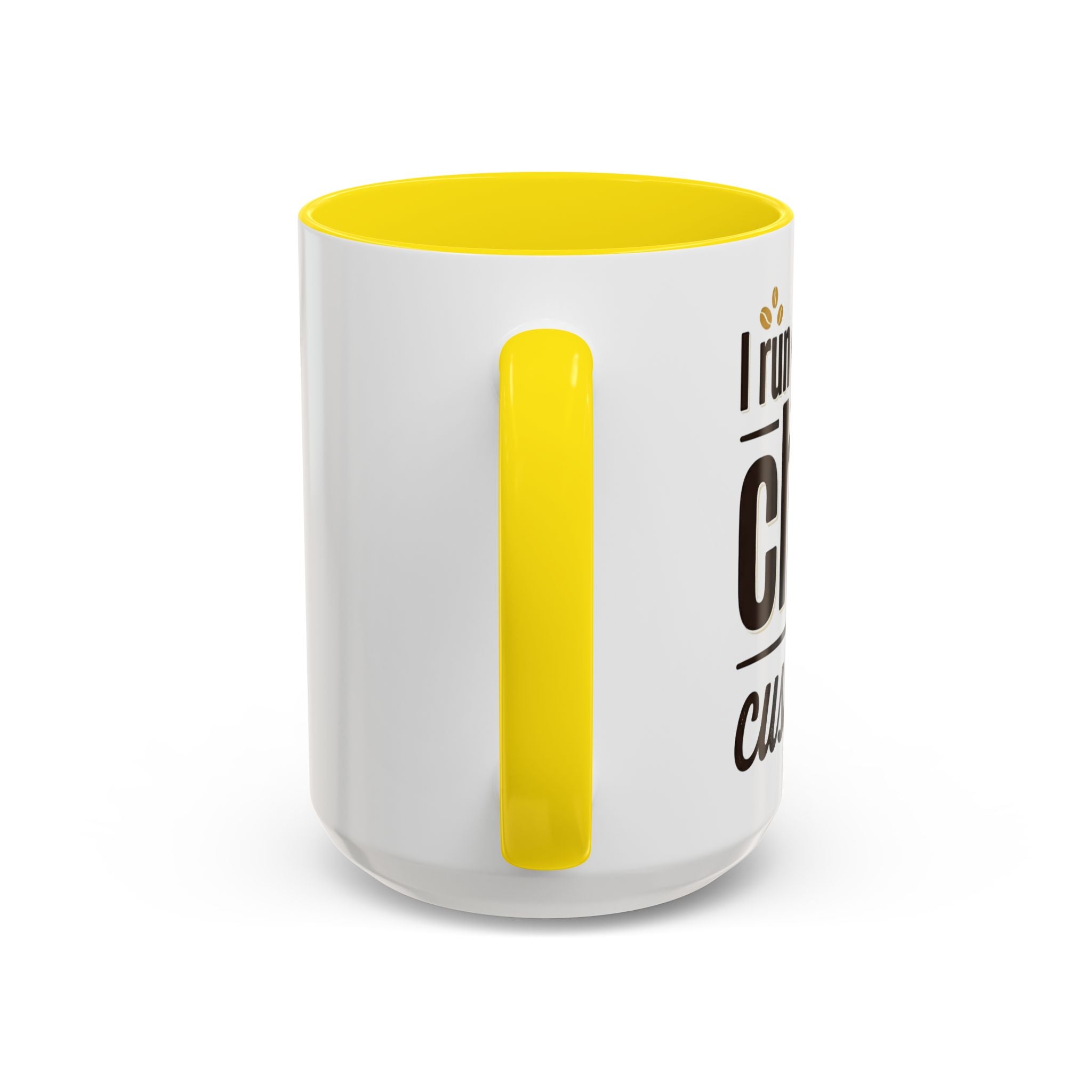 Coffee Mug - "Powered by Caffeine, Chaos & Cuss words" Accent 11/15oz