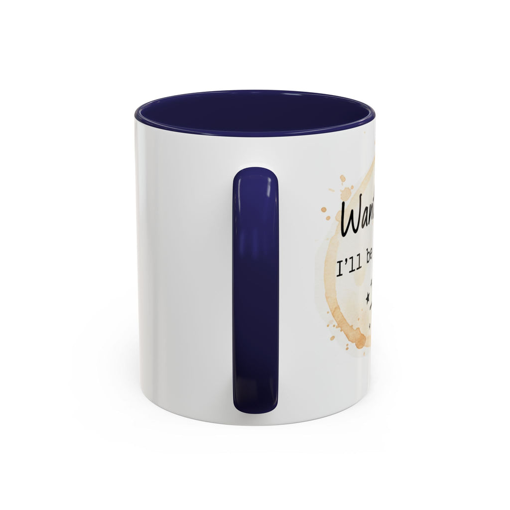 Religious Coffee Mug – “Want to Talk? I’ll Be Up All Night.-God” Accent Ceramic Mug
