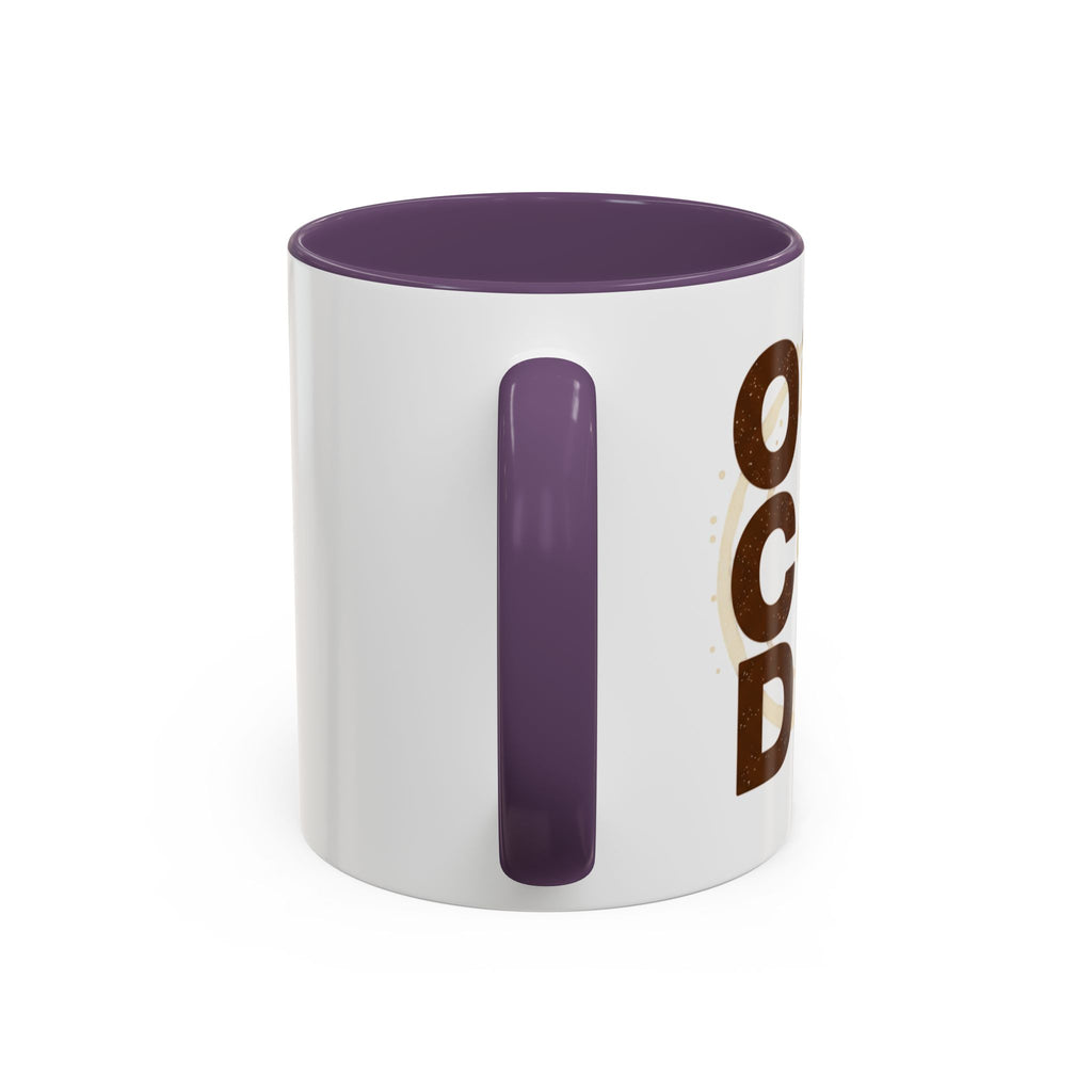 Coffee Mug — "Obsessive Coffee Disorder" Accent Ceramic Mug (11/15oz)