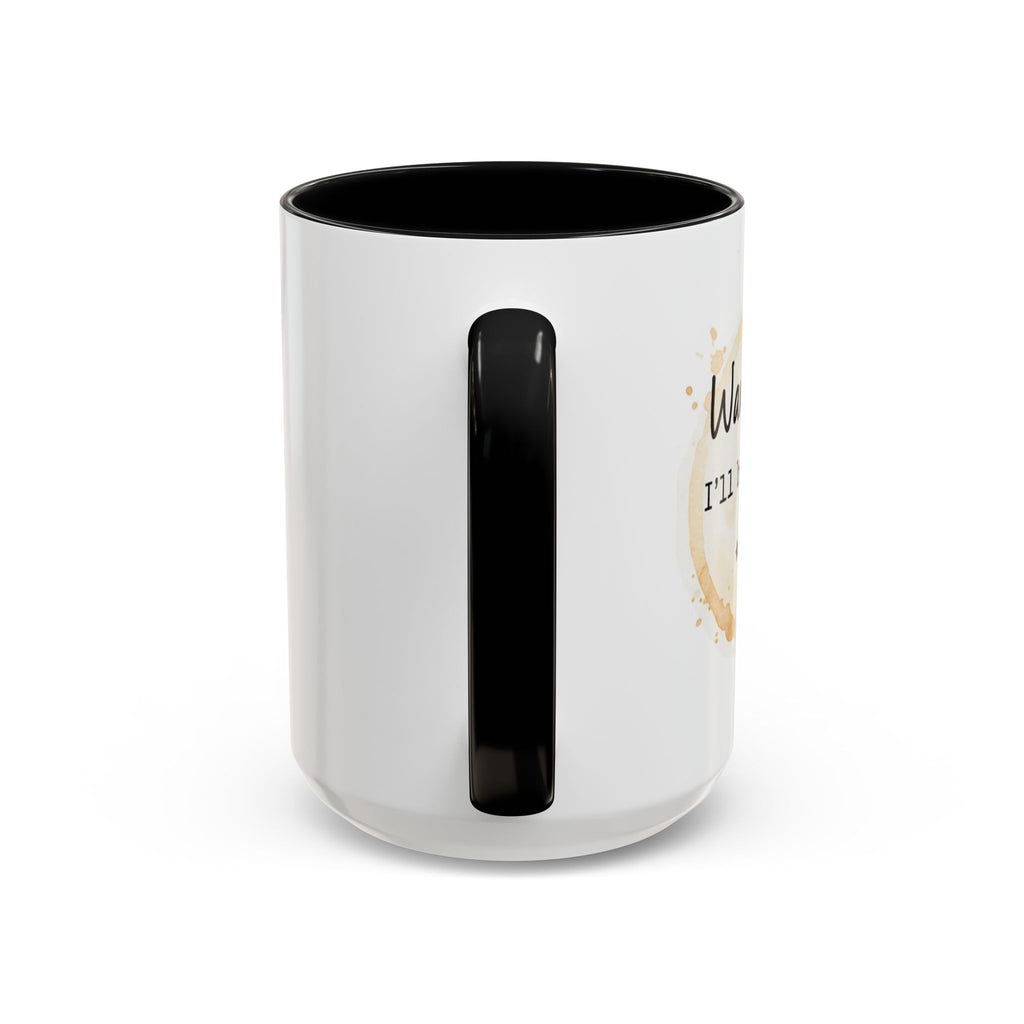 Religious Coffee Mug – “Want to Talk? I’ll Be Up All Night.-God” Accent Ceramic Mug