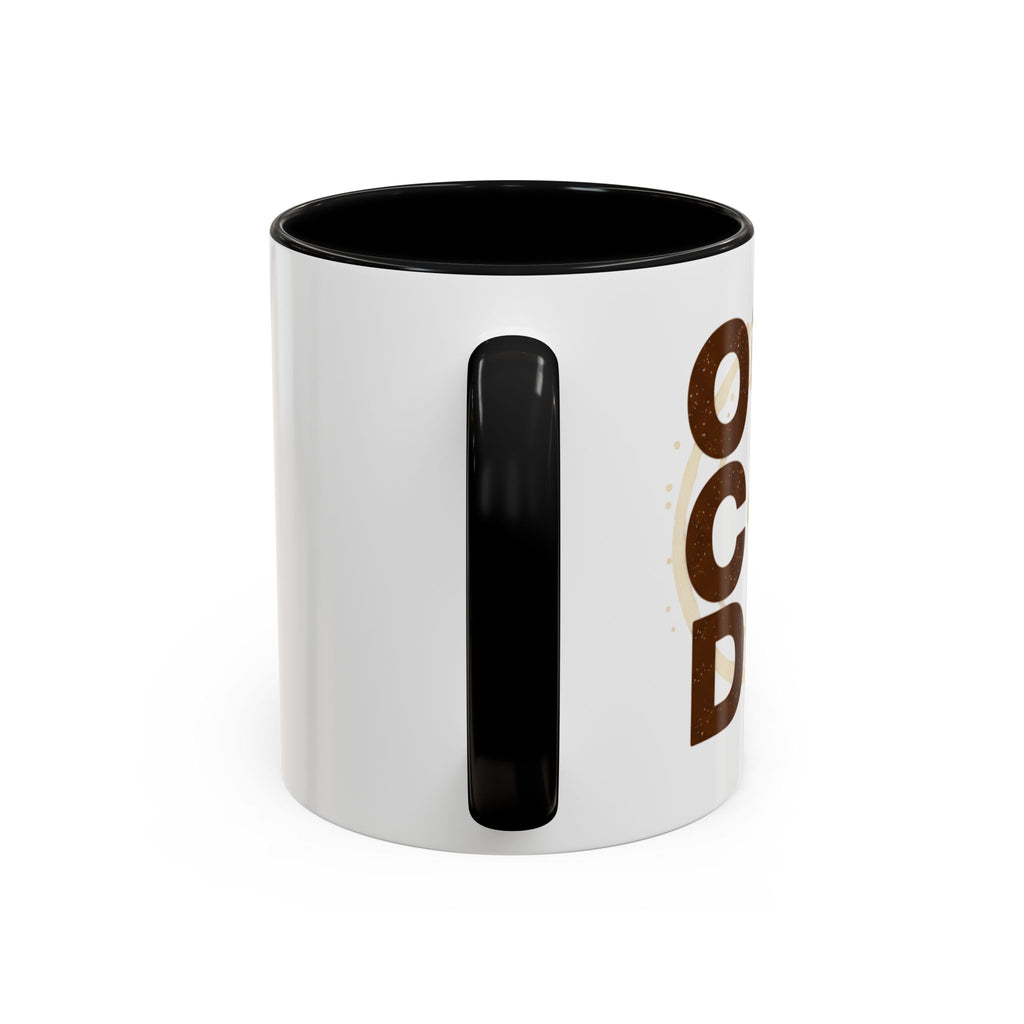 Coffee Mug — "Obsessive Coffee Disorder" Accent Ceramic Mug (11/15oz)
