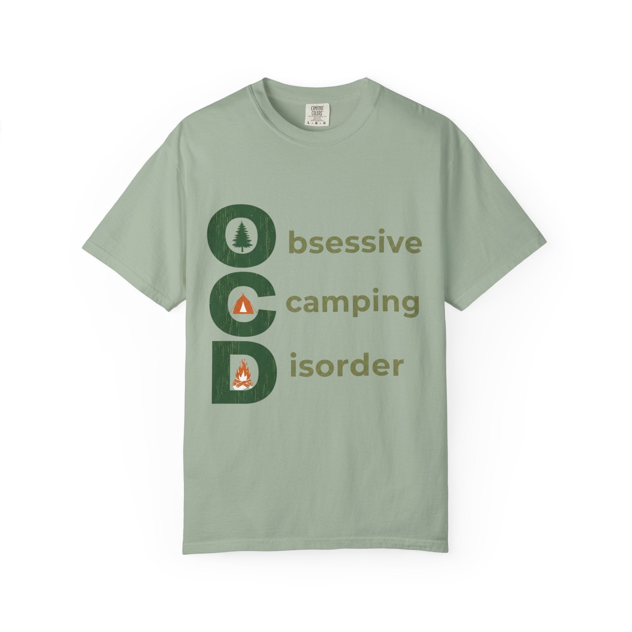 Camping T-Shirt — "Obsessive Camping Disorder" Graphic Tee (Outdoor Camper Gift)