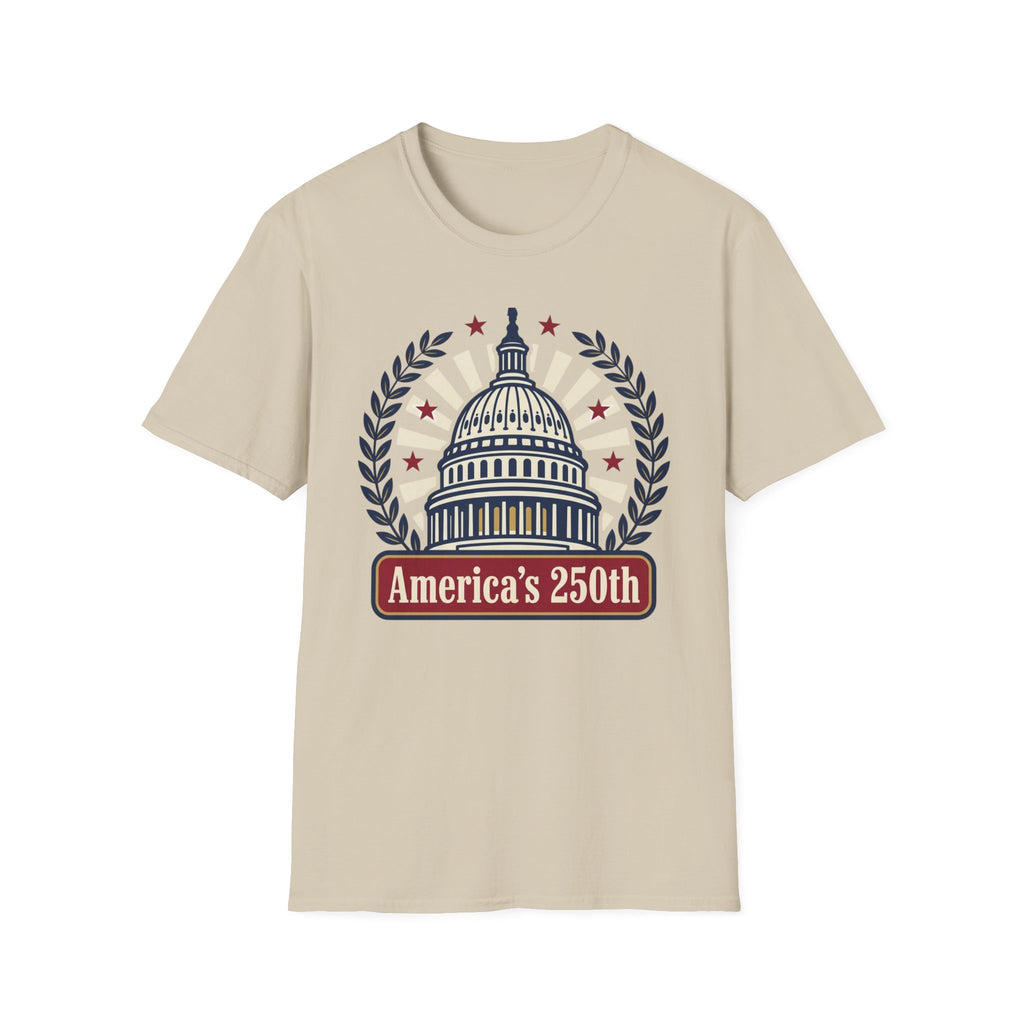 America's 250th Capitol T-Shirt — Patriotic USA Bicentennial Celebration Tee