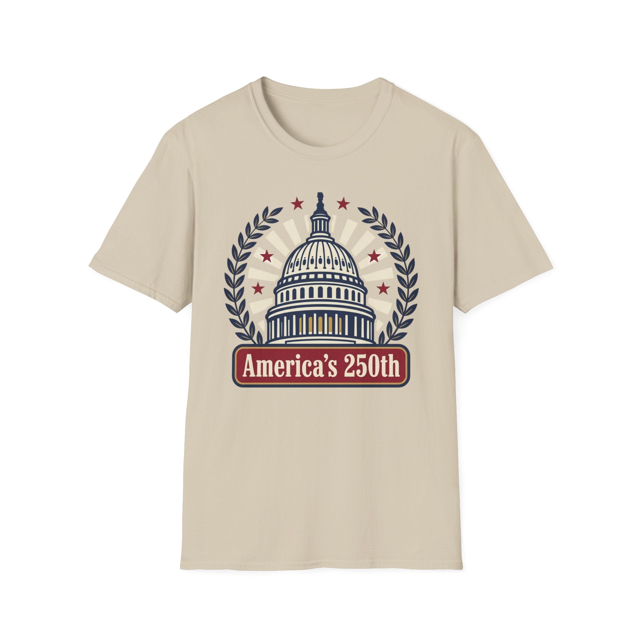 America's 250th Capitol T-Shirt — Patriotic USA Bicentennial Celebration Tee