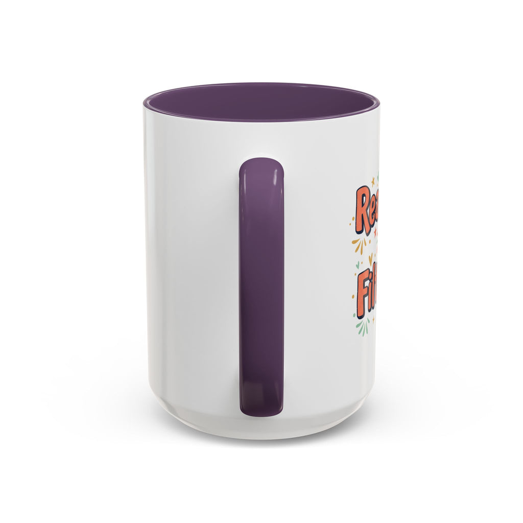 Funny People-Phobic Accent Coffee Mug — "People Make Me Tired" Retro Design (11/15 oz)