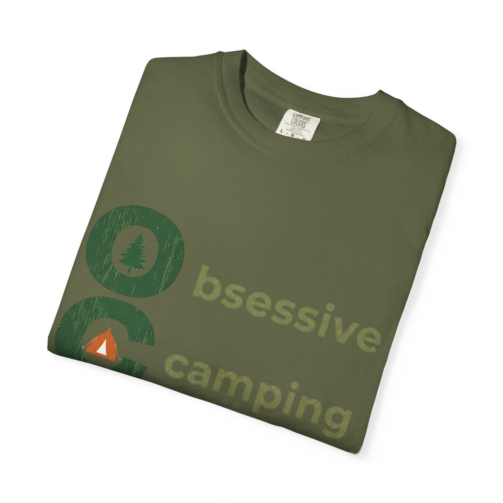 Camping T-Shirt — "Obsessive Camping Disorder" Graphic Tee (Outdoor Camper Gift)