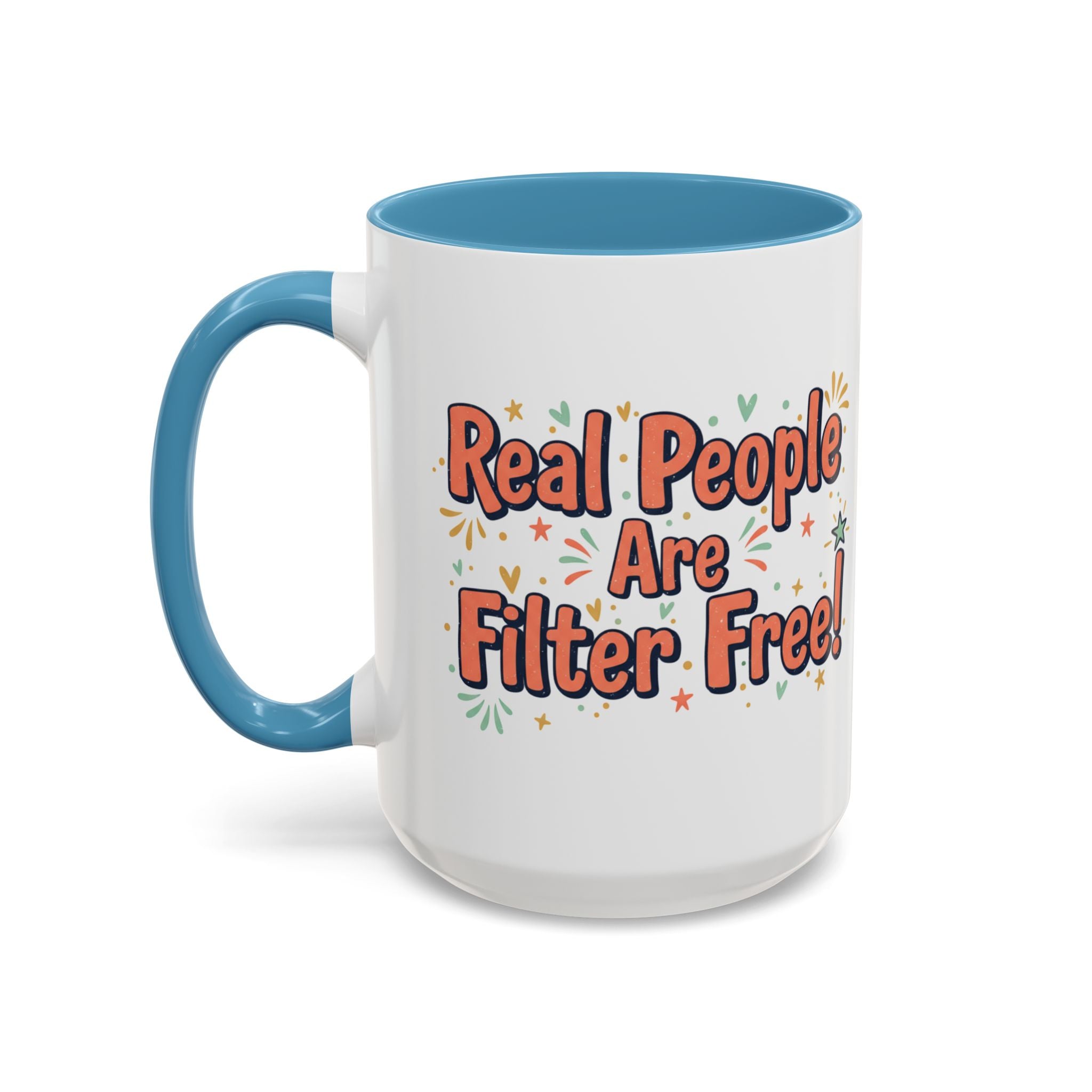 Funny People-Phobic Accent Coffee Mug — "People Make Me Tired" Retro Design (11/15 oz)