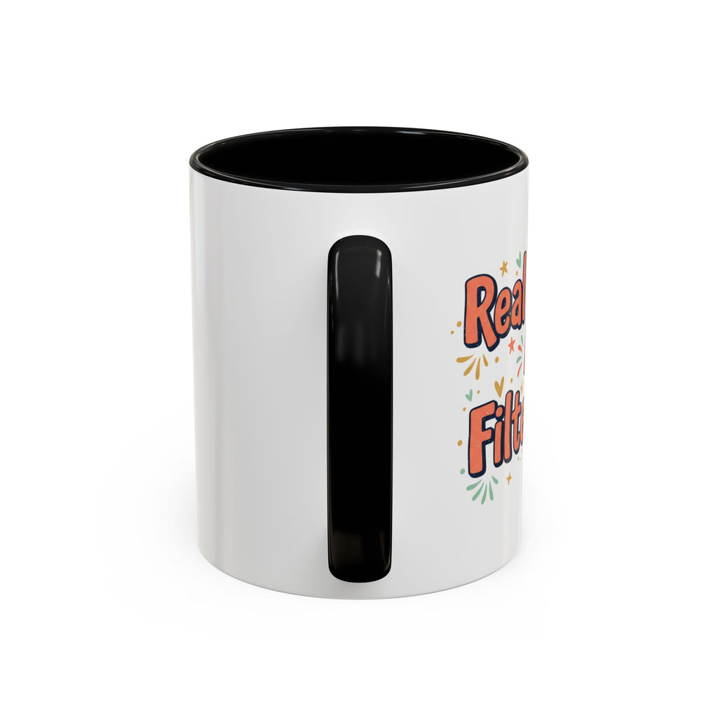 Funny People-Phobic Accent Coffee Mug — "People Make Me Tired" Retro Design (11/15 oz)