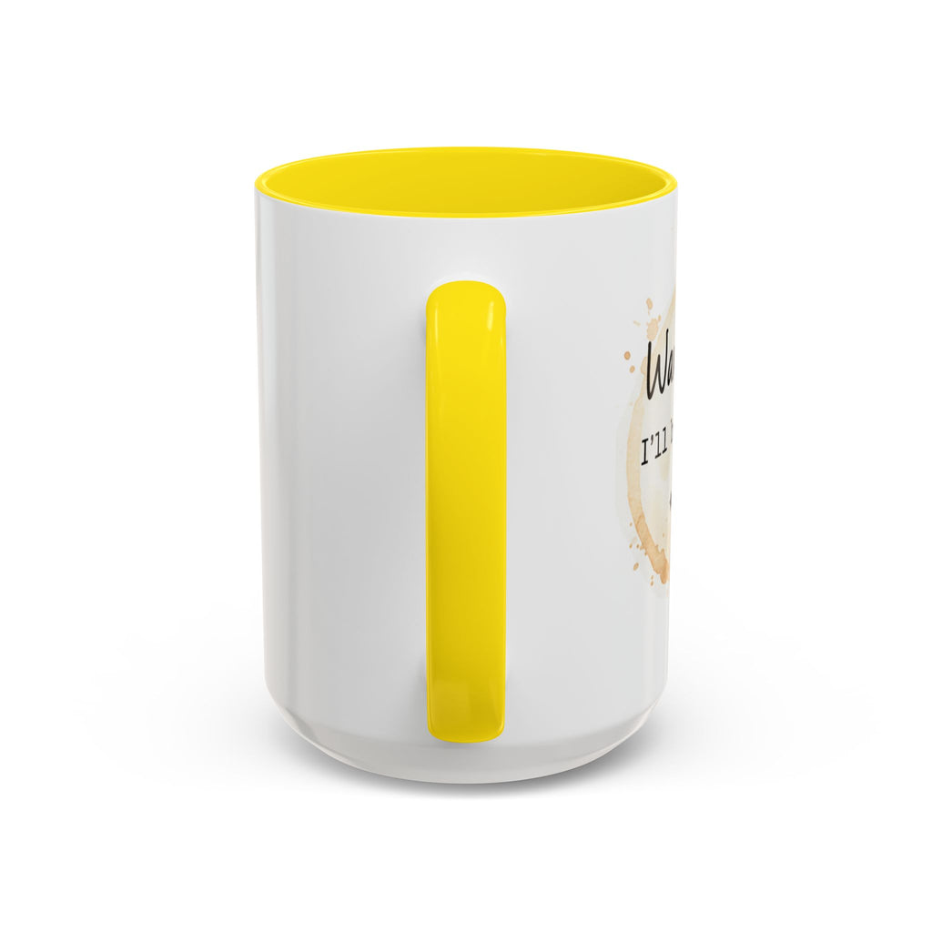 Religious Coffee Mug – “Want to Talk? I’ll Be Up All Night.-God” Accent Ceramic Mug