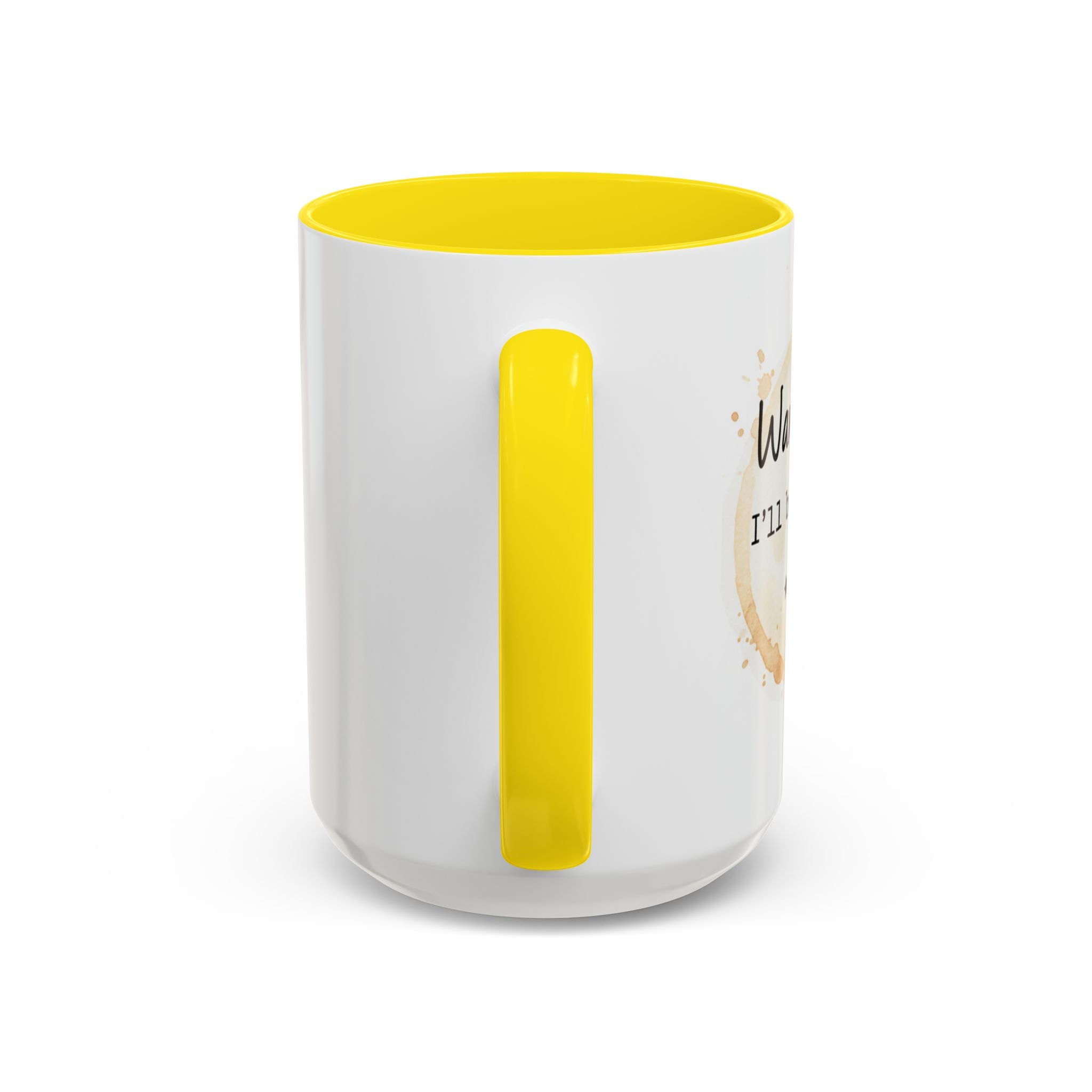 Religious Coffee Mug – “Want to Talk? I’ll Be Up All Night.-God” Accent Ceramic Mug