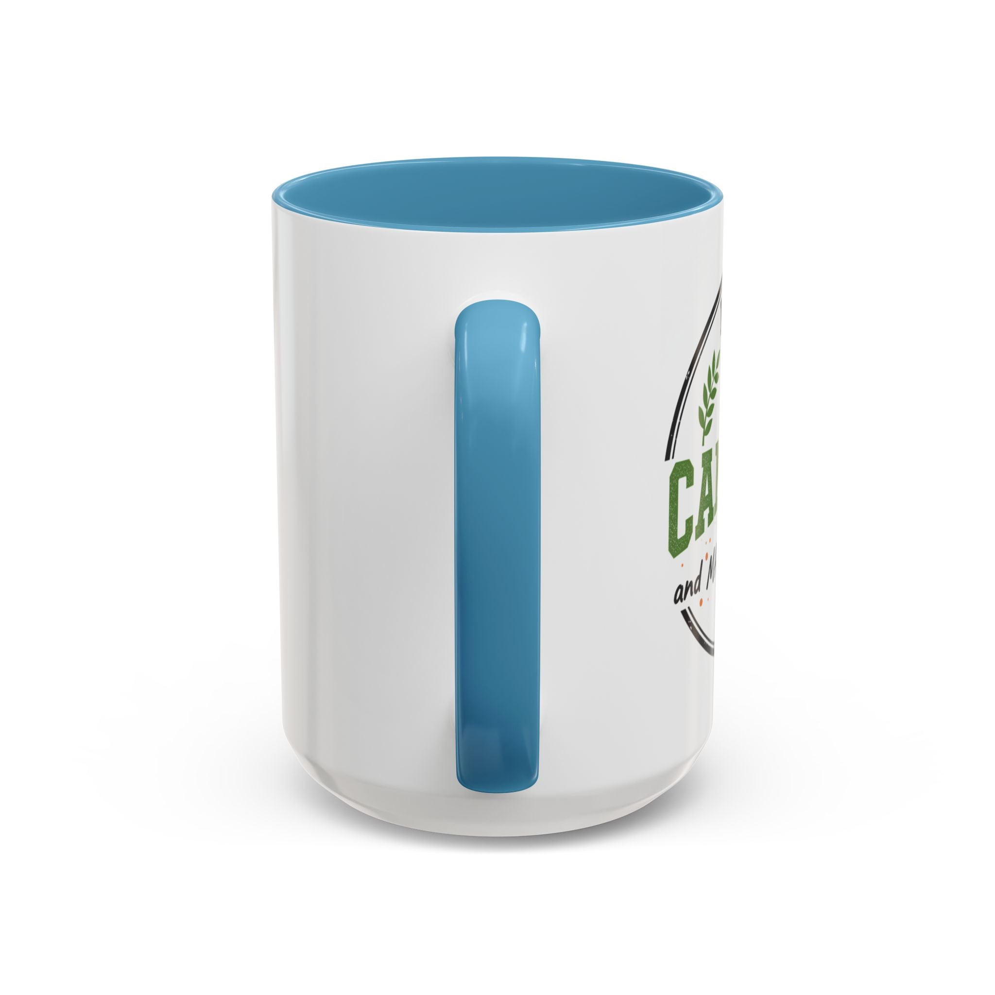 Funny Camping Accent Coffee Mug — I like CAMPING and MAYBE 3 people.