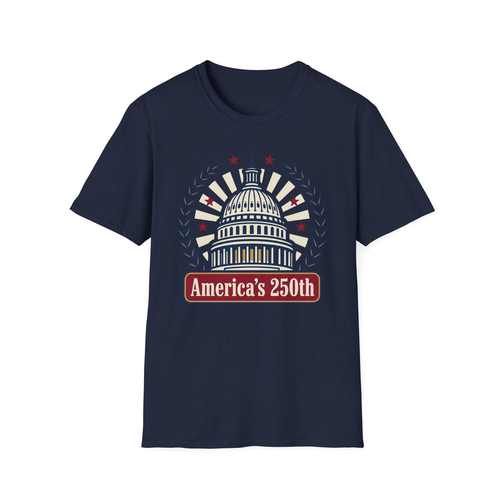 America's 250th Capitol T-Shirt — Patriotic USA Bicentennial Celebration Tee