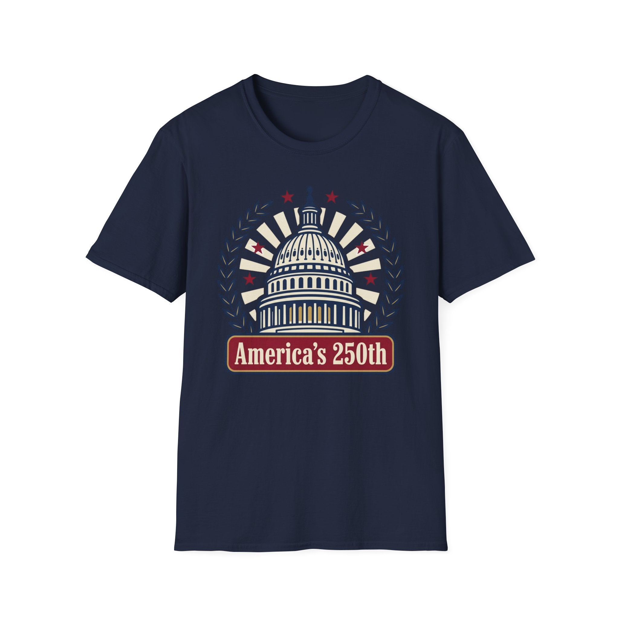 America's 250th Capitol T-Shirt — Patriotic USA Bicentennial Celebration Tee