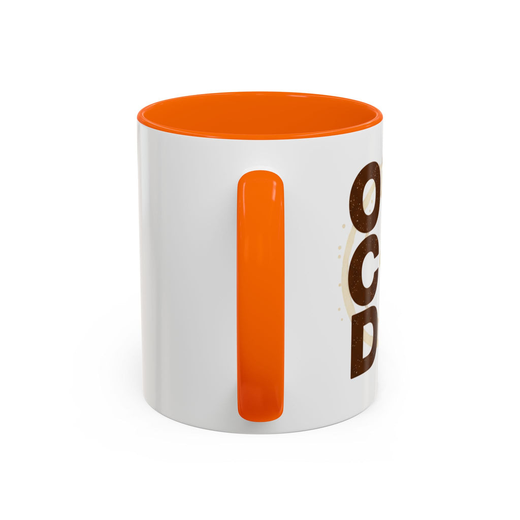 Coffee Mug — "Obsessive Coffee Disorder" Accent Ceramic Mug (11/15oz)
