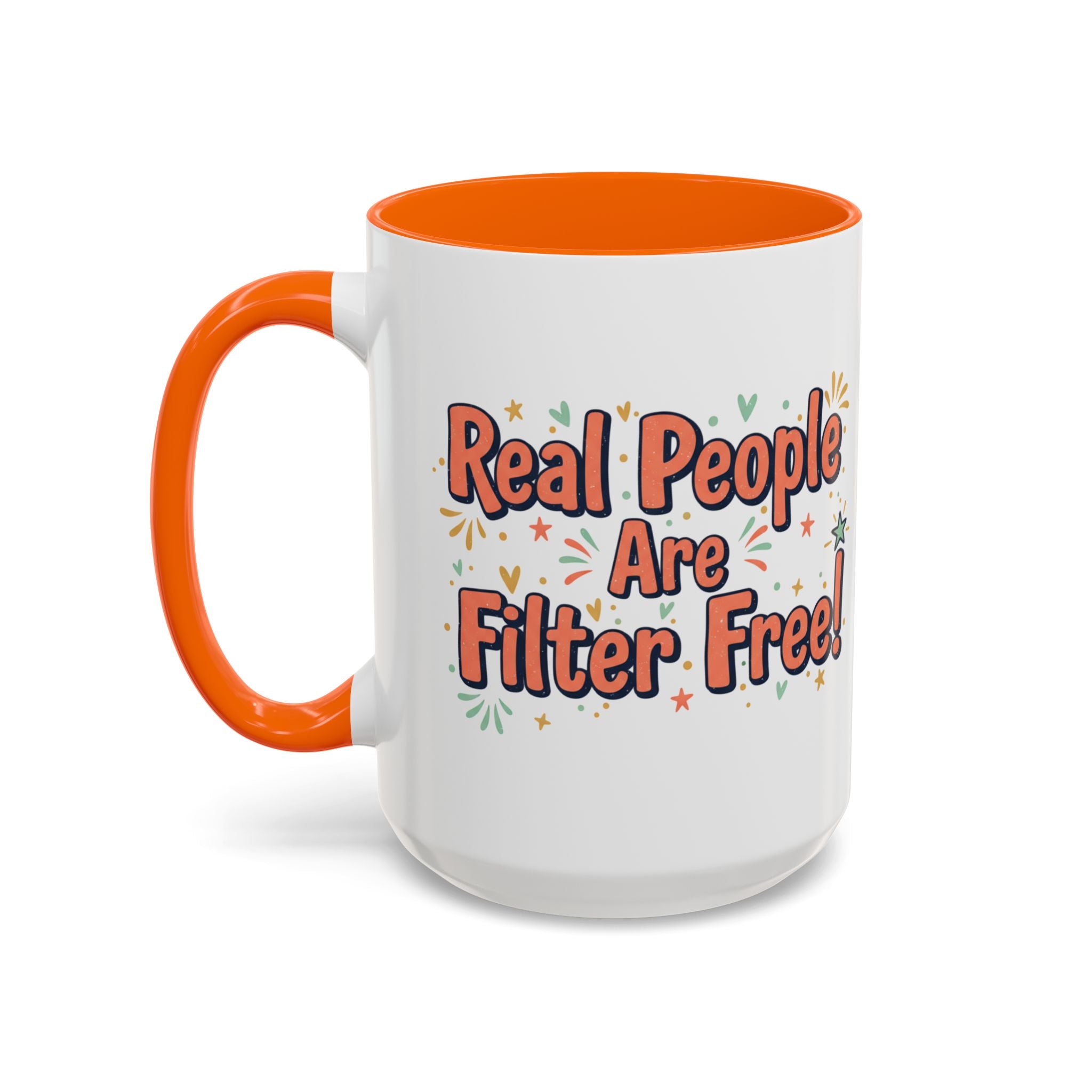 Funny People-Phobic Accent Coffee Mug — "People Make Me Tired" Retro Design (11/15 oz)