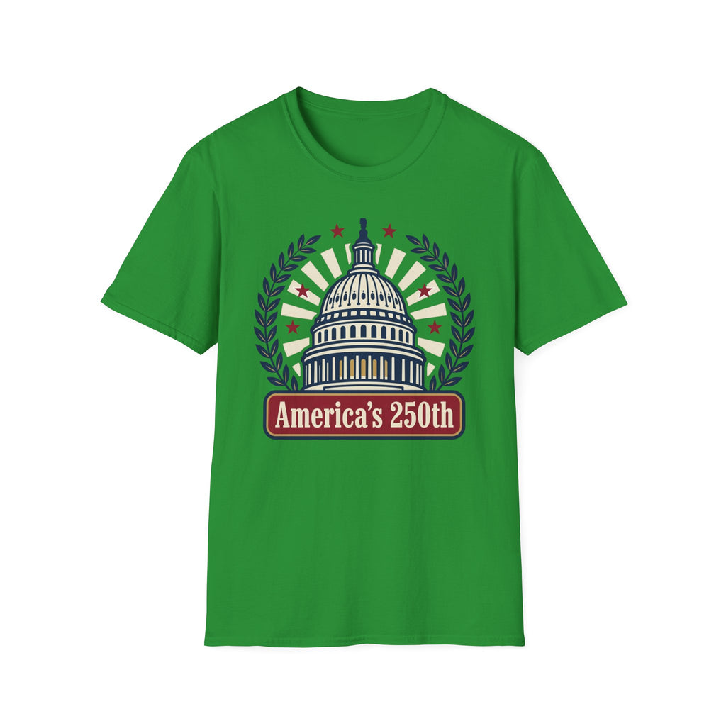 America's 250th Capitol T-Shirt — Patriotic USA Bicentennial Celebration Tee