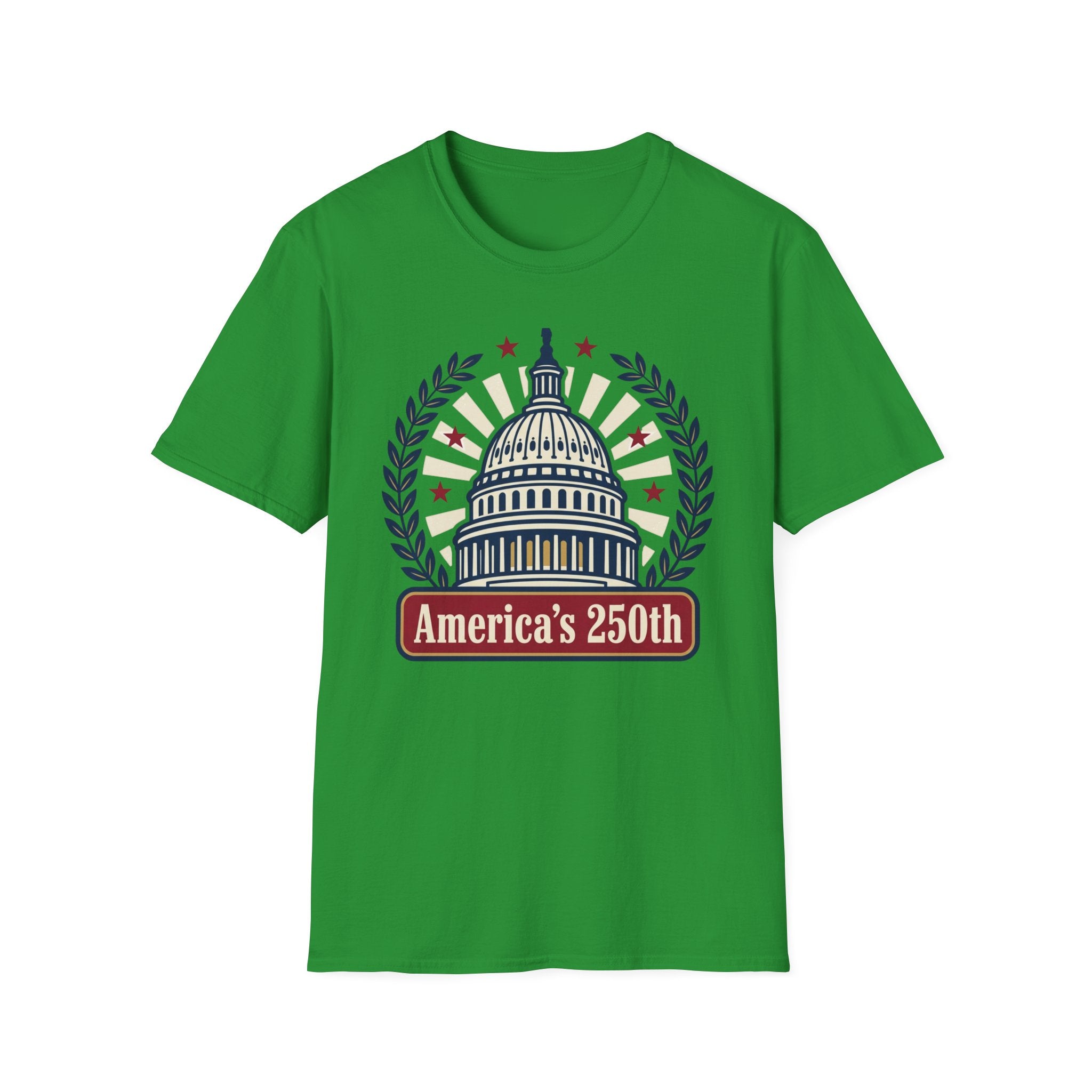America's 250th Capitol T-Shirt — Patriotic USA Bicentennial Celebration Tee