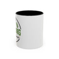 Funny Camping Accent Coffee Mug — I like CAMPING and MAYBE 3 people.