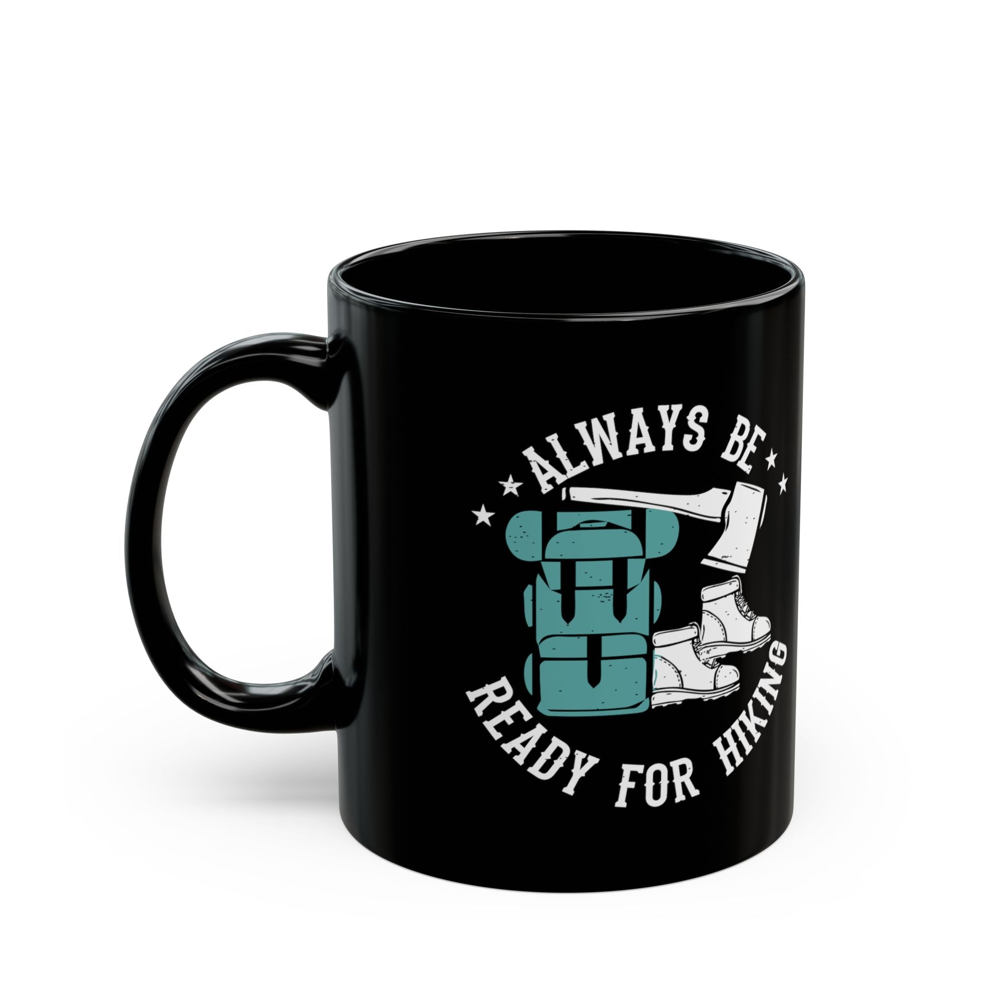 Dynamic Campfire Black Mug