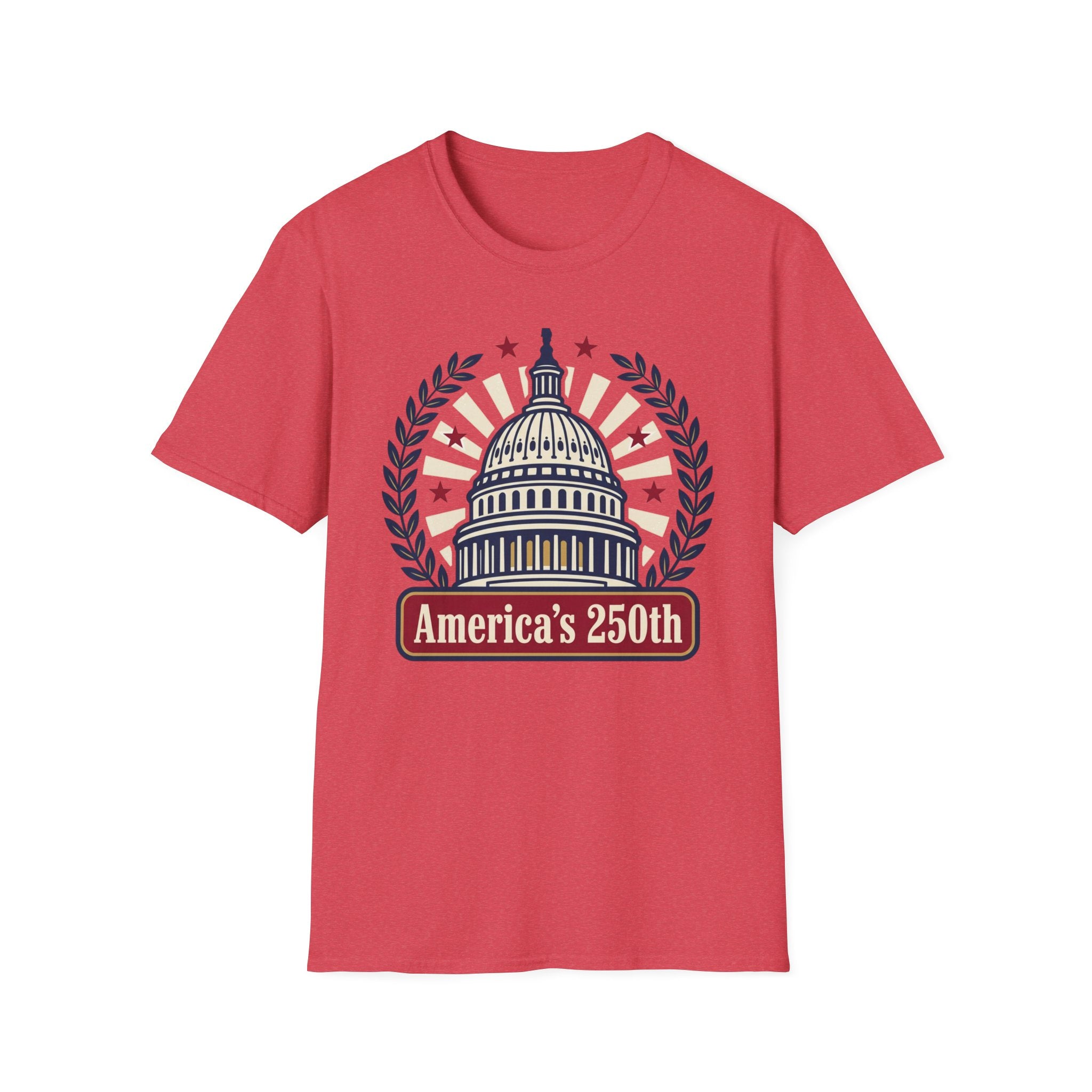 America's 250th Capitol T-Shirt — Patriotic USA Bicentennial Celebration Tee