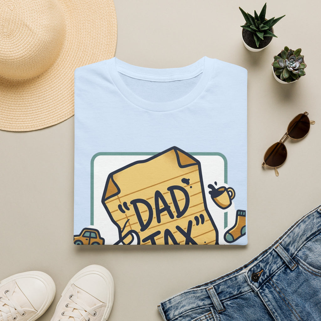 Dad Tax T-Shirt — Funny Fathers Day Tee with ‘Dad Tax’ Receipt Design