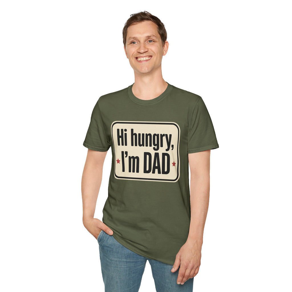 Hi Hungry I’m Dad T-Shirt — Funny Dad Joke Tee for Father’s Day