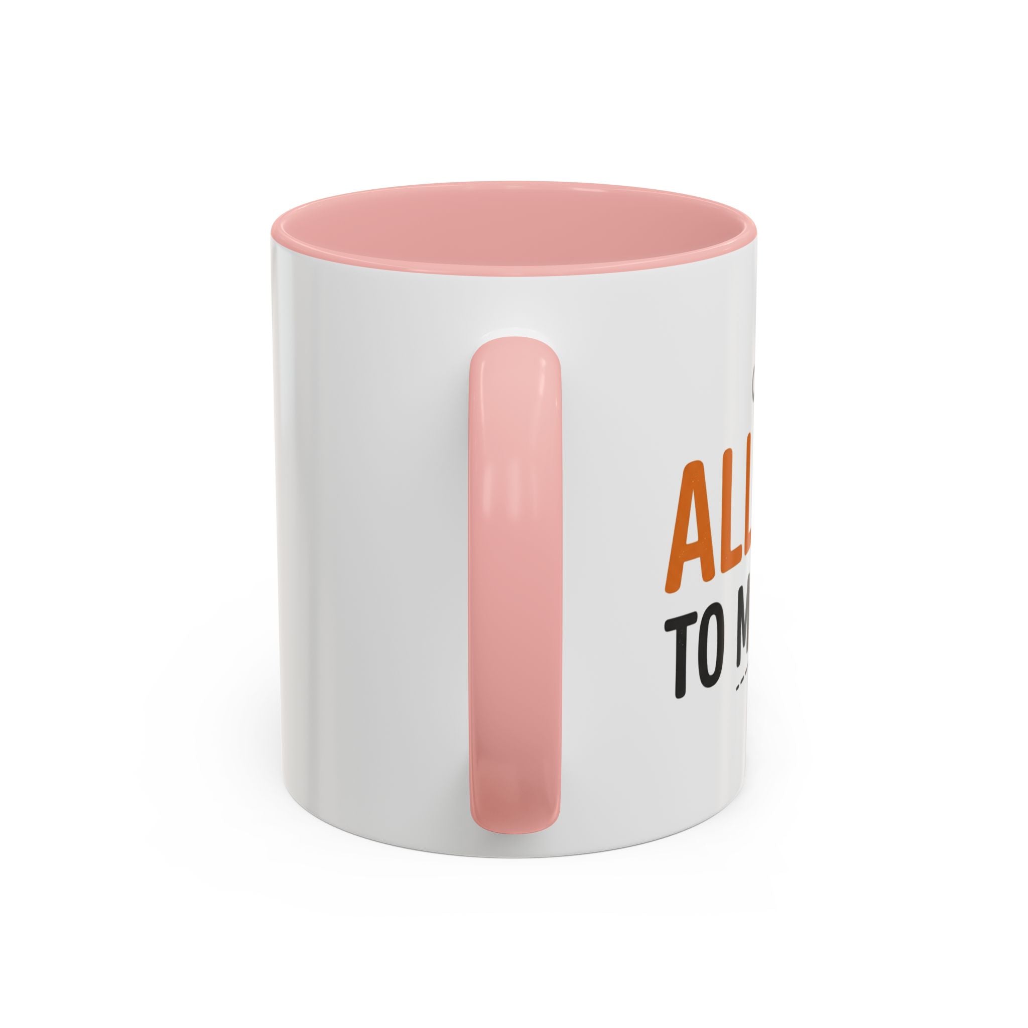 Coffee Mug — 'Im allergic to mornings' Accent Ceramic Cup