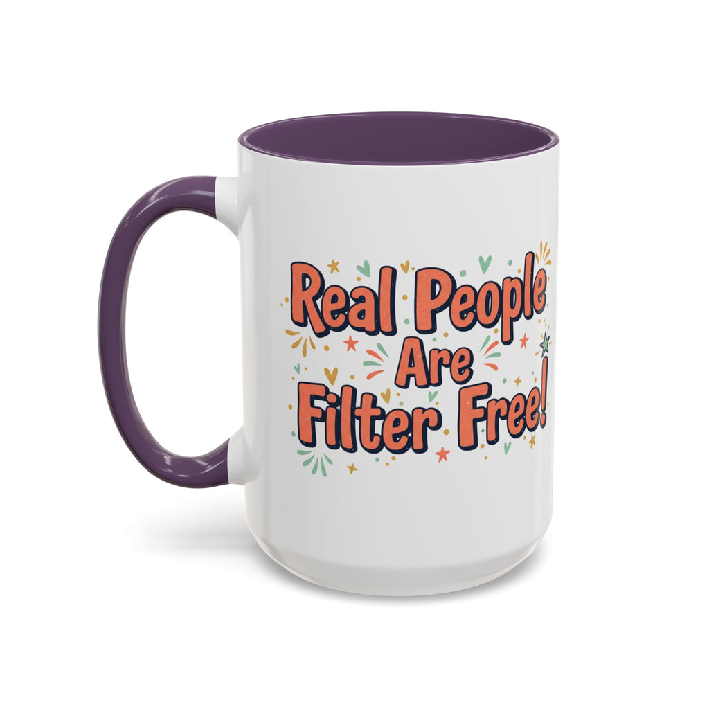 Funny People-Phobic Accent Coffee Mug — "People Make Me Tired" Retro Design (11/15 oz)