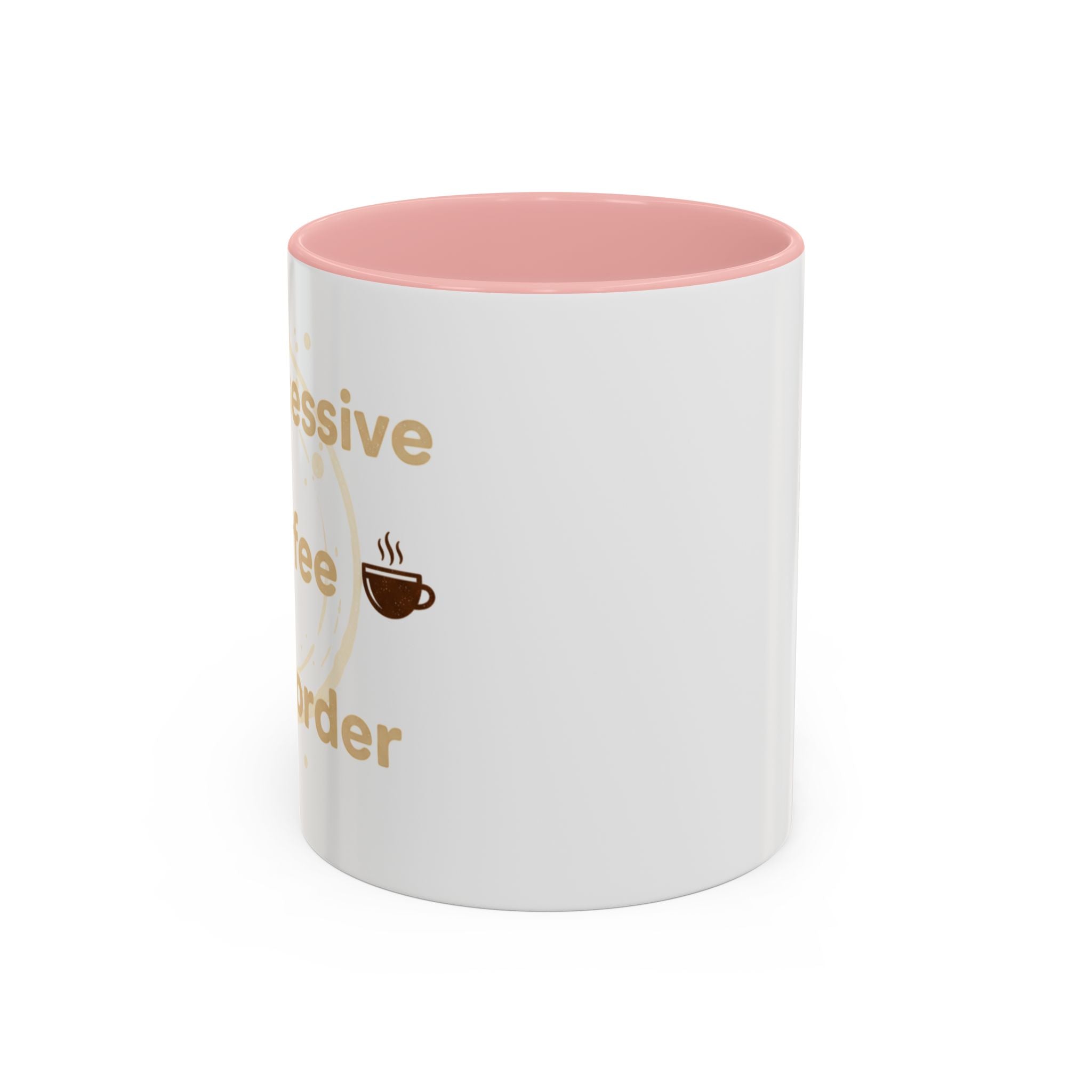 Coffee Mug — "Obsessive Coffee Disorder" Accent Ceramic Mug (11/15oz)