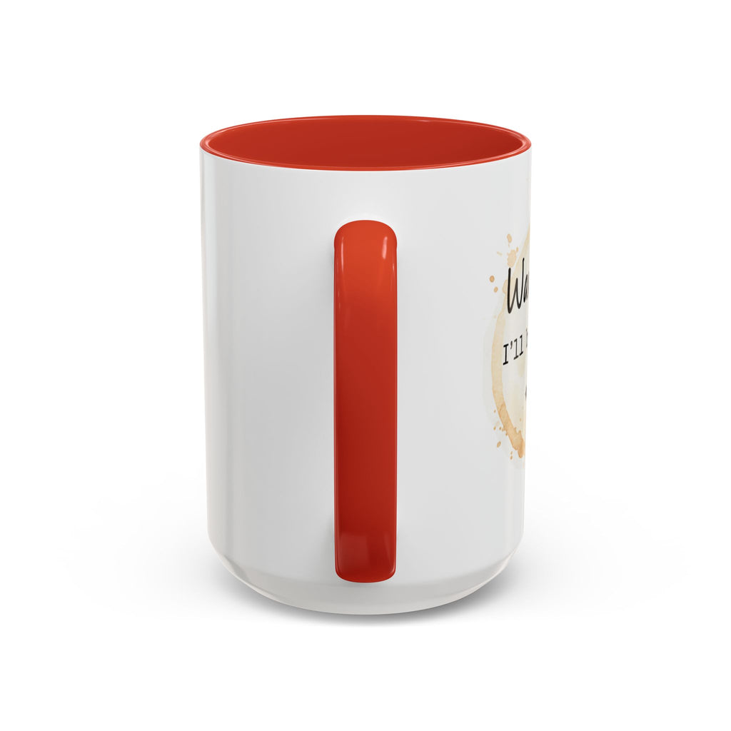 Religious Coffee Mug – “Want to Talk? I’ll Be Up All Night.-God” Accent Ceramic Mug