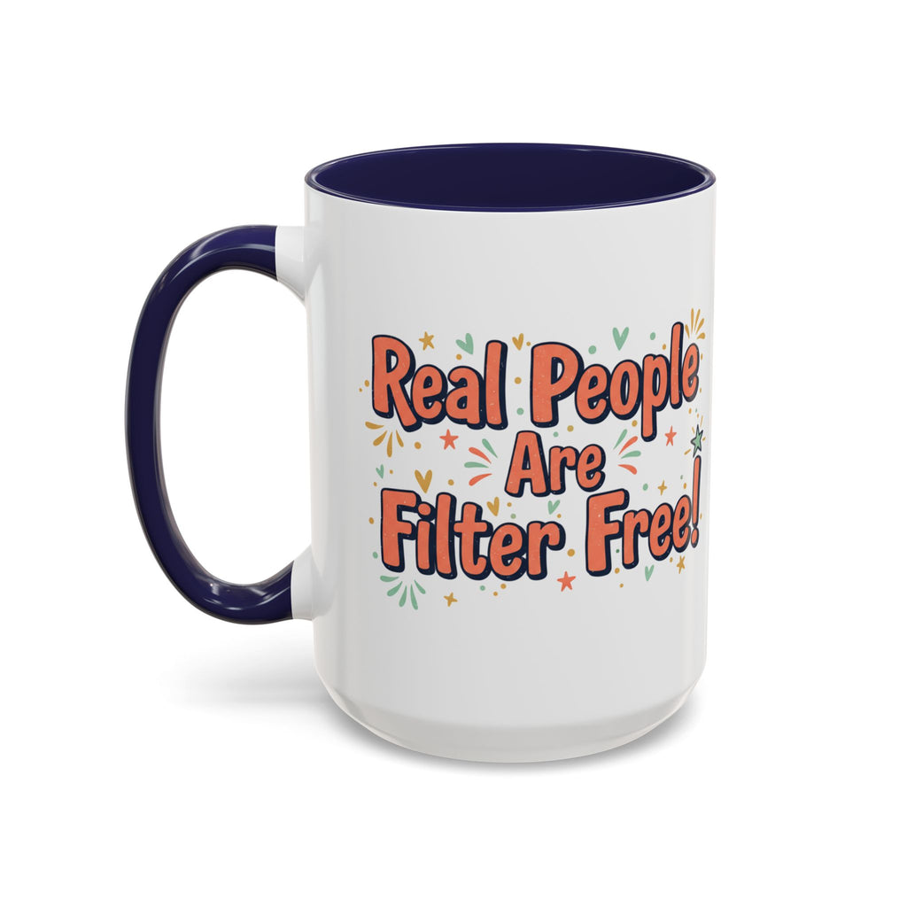 Funny People-Phobic Accent Coffee Mug — "People Make Me Tired" Retro Design (11/15 oz)