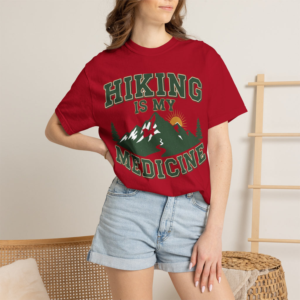 Hiking Is My Medicine- Colored T-Shirt