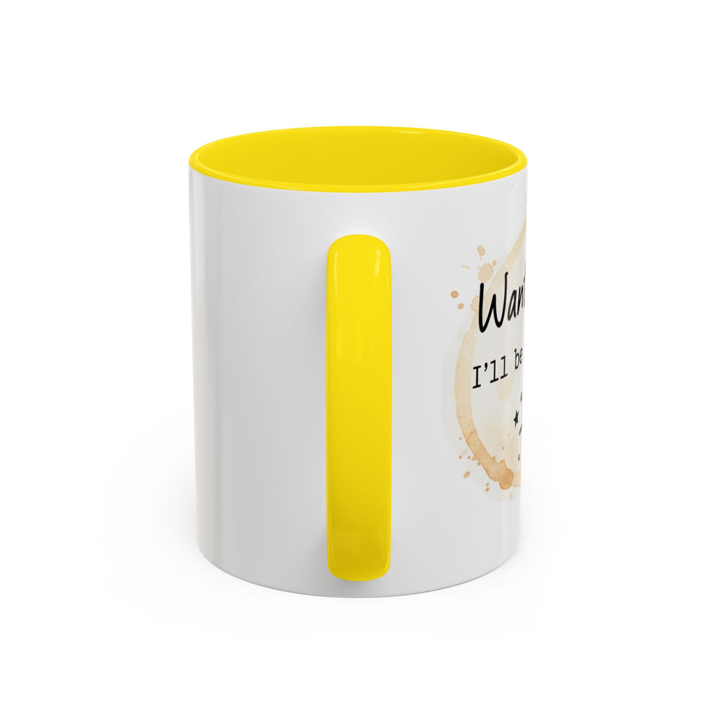 Religious Coffee Mug – “Want to Talk? I’ll Be Up All Night.-God” Accent Ceramic Mug