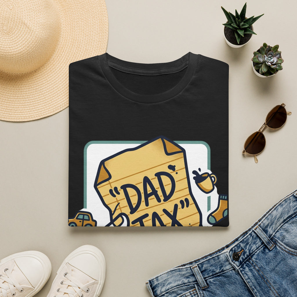 Dad Tax T-Shirt — Funny Fathers Day Tee with ‘Dad Tax’ Receipt Design