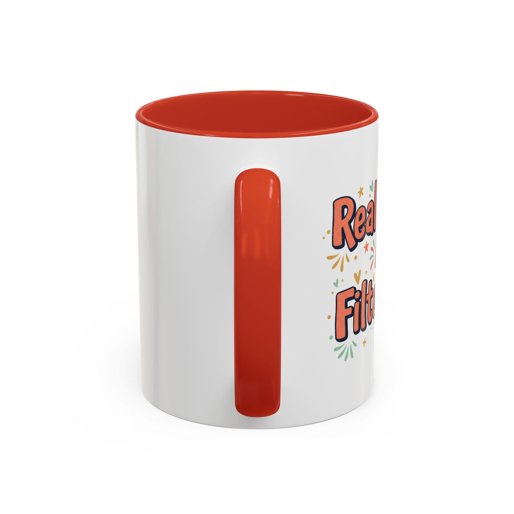 Funny People-Phobic Accent Coffee Mug — "People Make Me Tired" Retro Design (11/15 oz)