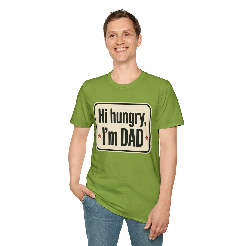Hi Hungry I’m Dad T-Shirt — Funny Dad Joke Tee for Father’s Day