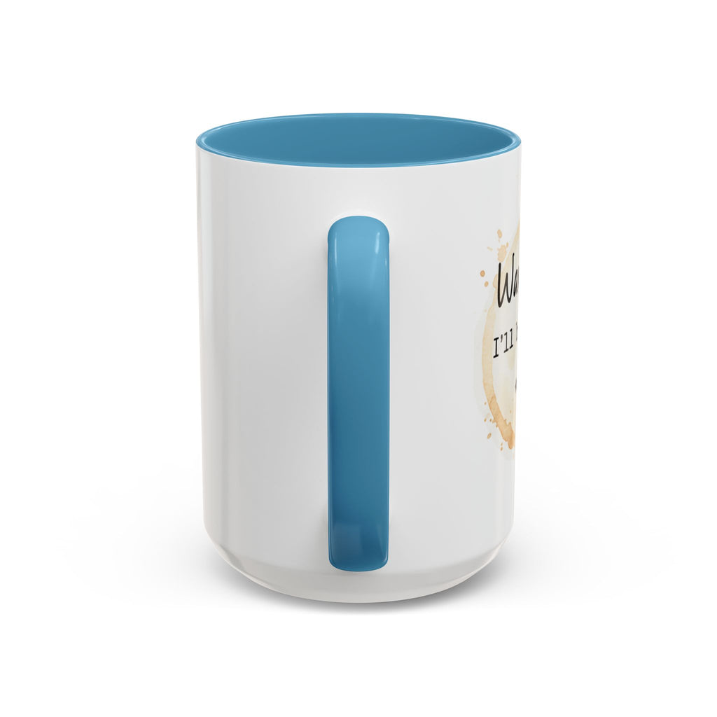 Religious Coffee Mug – “Want to Talk? I’ll Be Up All Night.-God” Accent Ceramic Mug